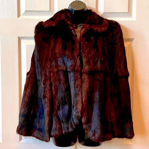 SABLE LUXURY VINTAGE FUR CAPE - Picture 1 of 11